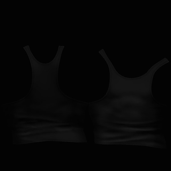 Male Slim Vest Tank Top 3D model - TurboSquid 1820219