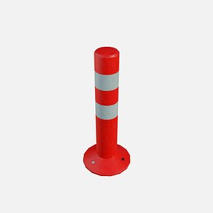 Road pole 45 cm 3D