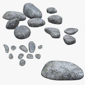 Granite stones for the garden