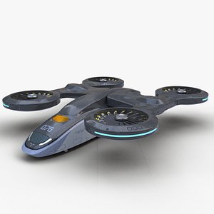 Dronecopter 3D model