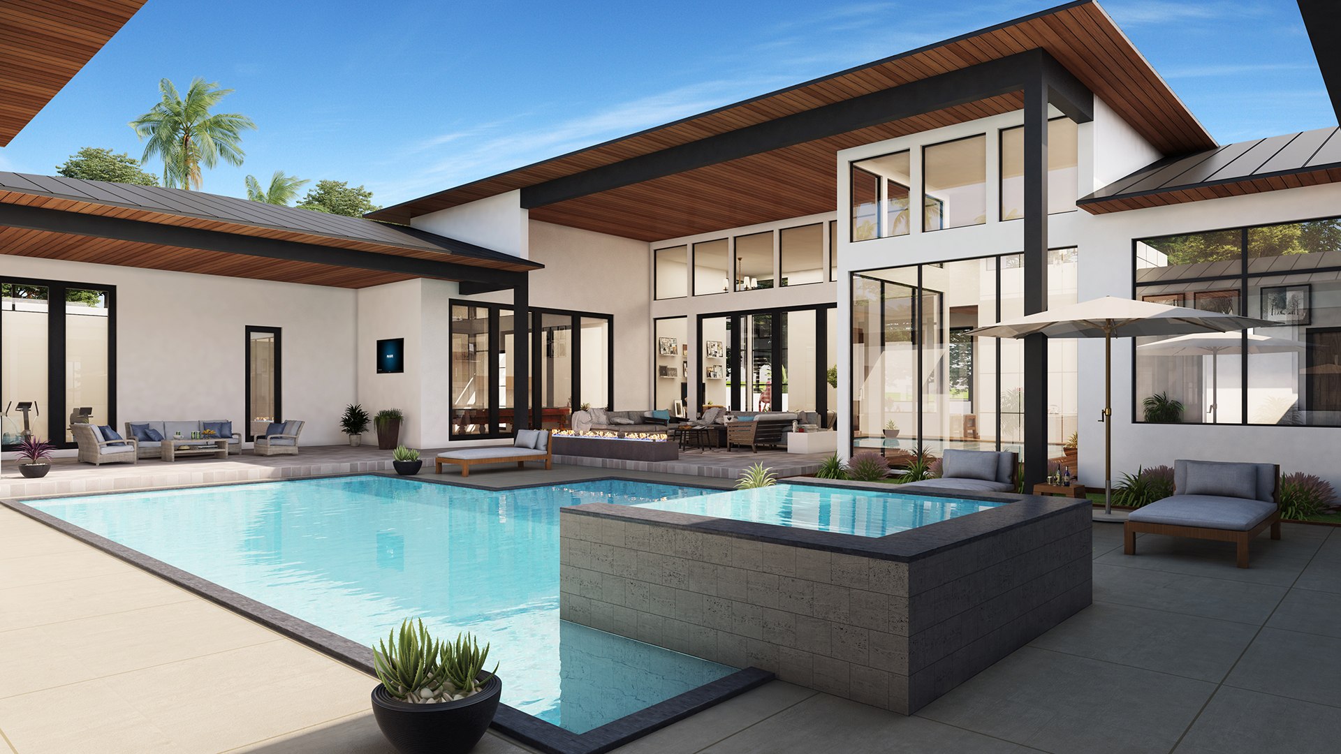 3D Model Private Vila 1 - TurboSquid 2231752