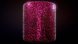 Pink Rectangle Glitter Substance PBR material and textures 3D