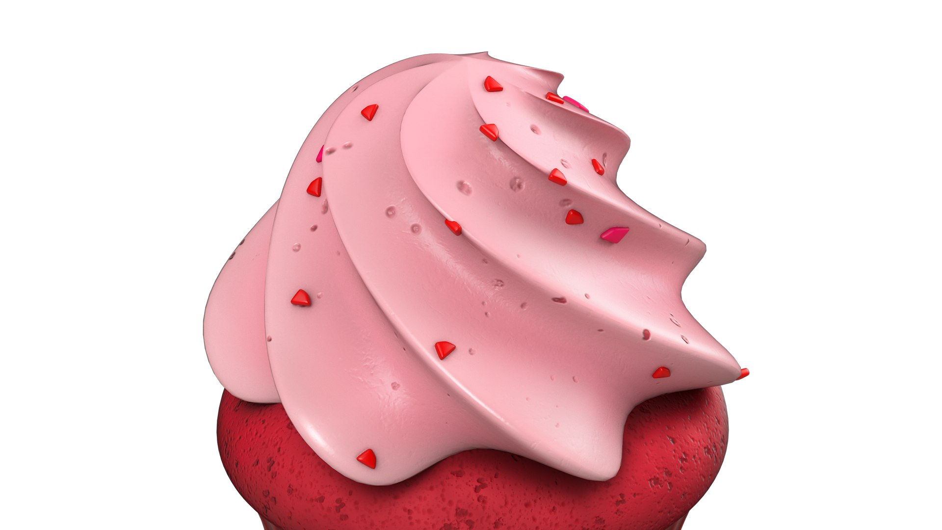 3D Cupcake Model - TurboSquid 2060935