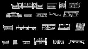 door 20 pieces model