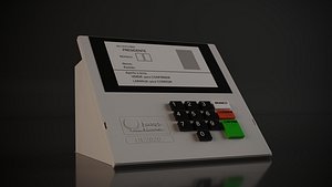 NOVA URNA ELETRONICA BRASIL 2022 3D model