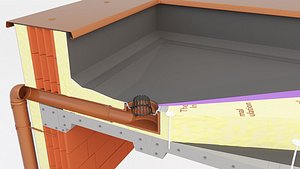 thermal roofing 3D model