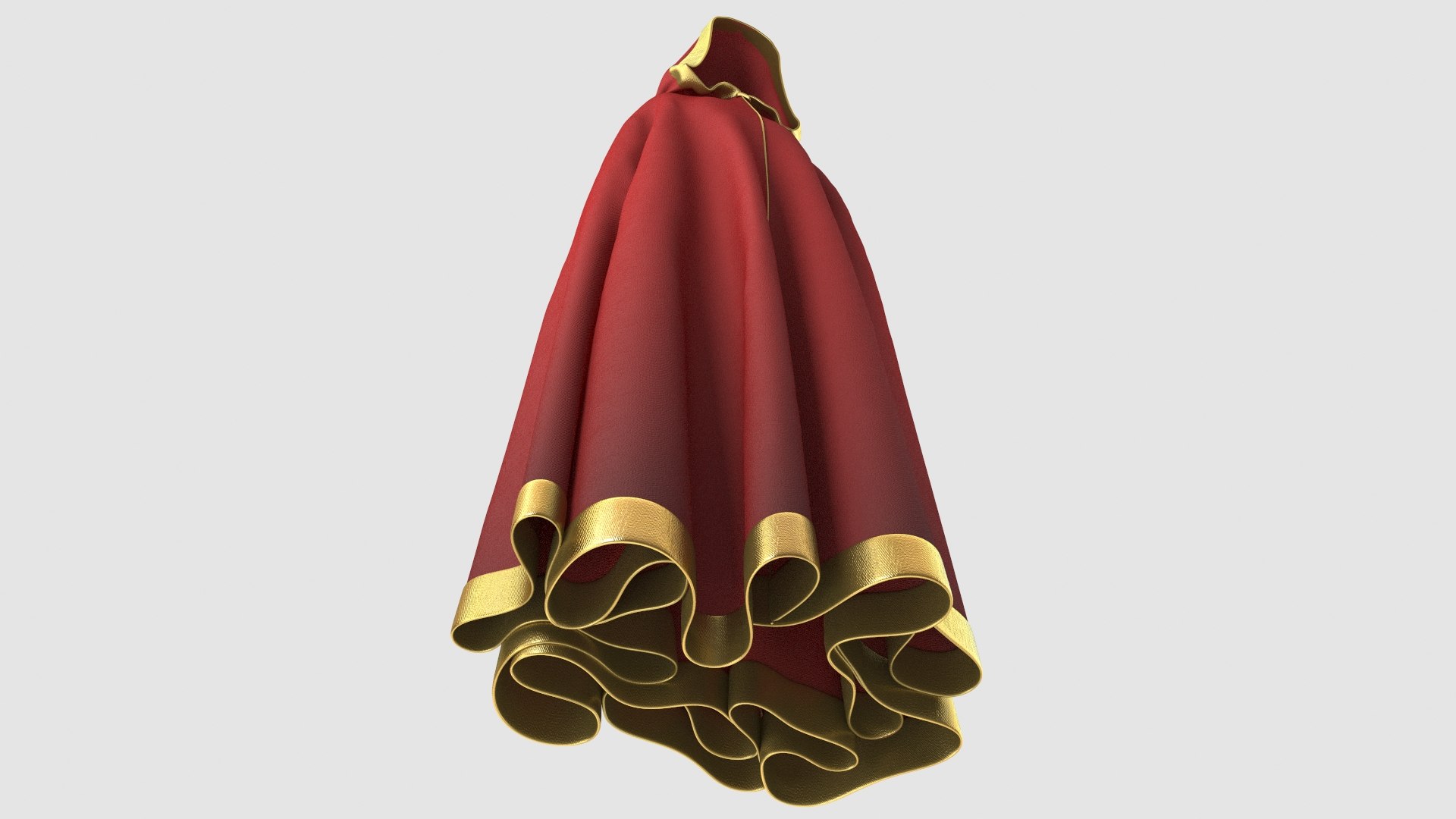 Medieval Hooded Cloak 3D Model - TurboSquid 1601227