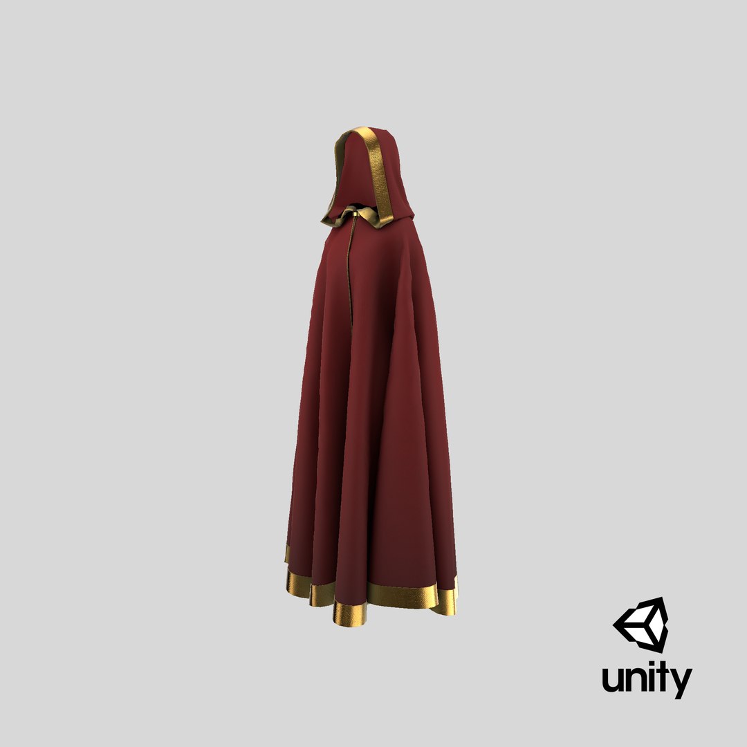 medieval hooded cloak 3D model https://p.turbosquid.com/ts-thumb/wL/DRaUcu/SHM8BAmf/stemcell_unity_render/png/1596700127/1920x1080/fit_q87/affbe5e399028a4b34c8df7c33cd9ce52391efc5/stemcell_unity_render.jpg