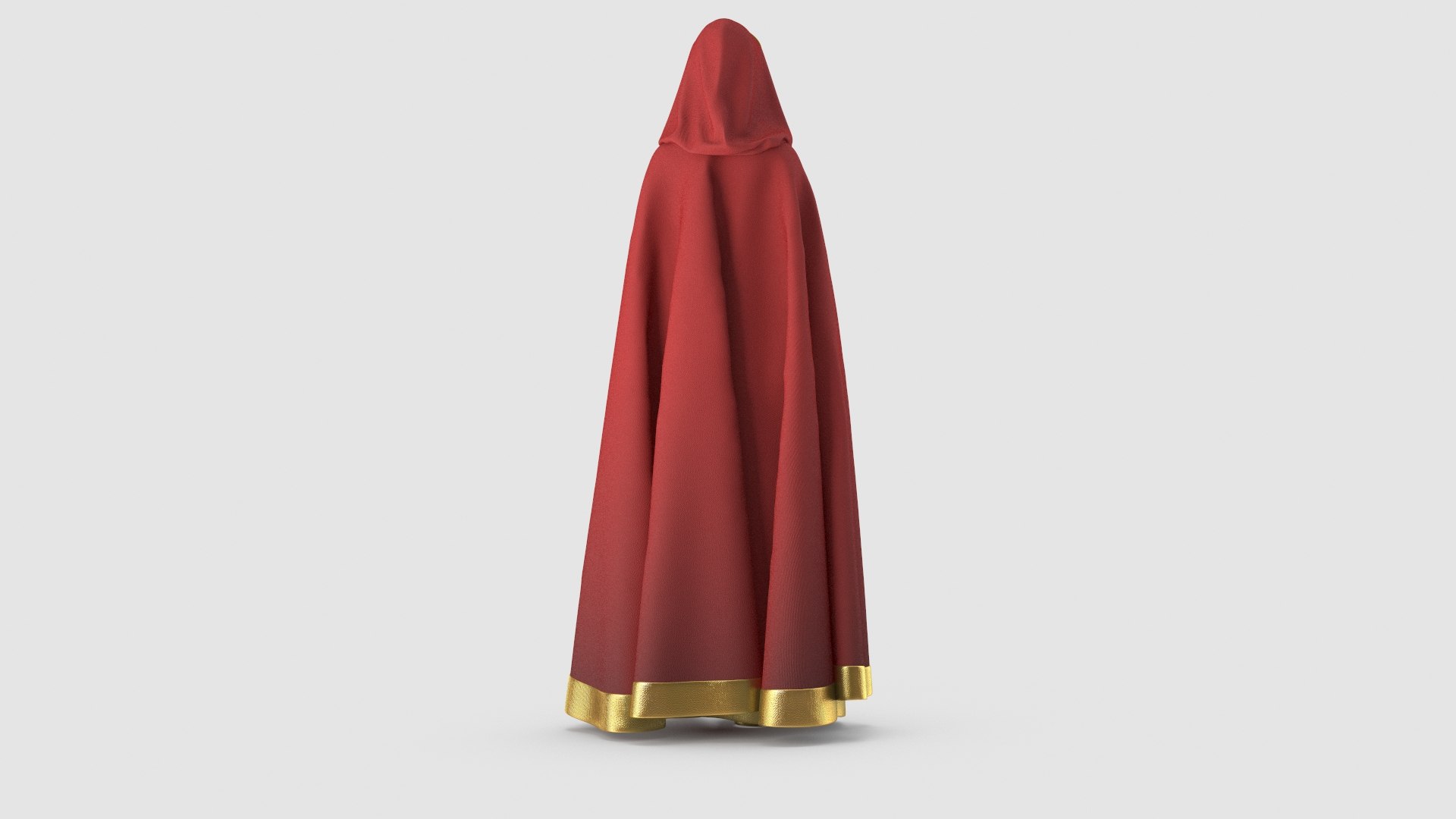 Medieval Hooded Cloak 3D Model - TurboSquid 1601227