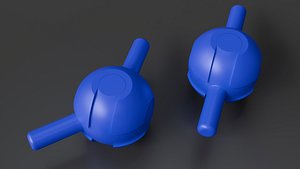 3D Double Ball Joint model