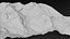 Mountain rock scanned 3D model