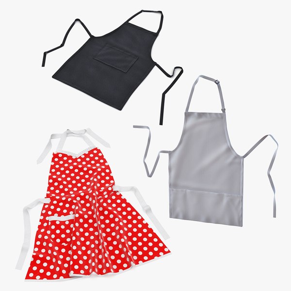 Ladies Apron 3D - TurboSquid 1886480