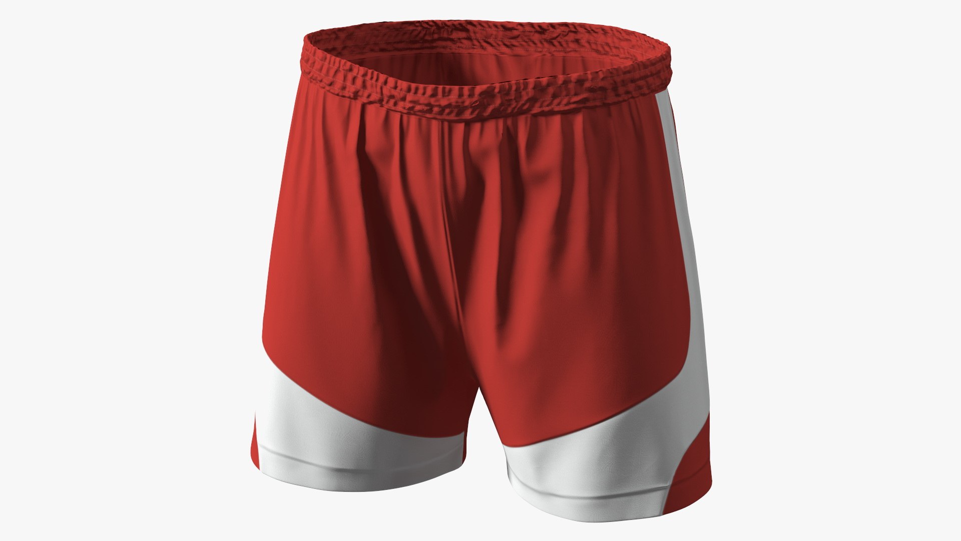 Athletic Running Shorts 3D model preview