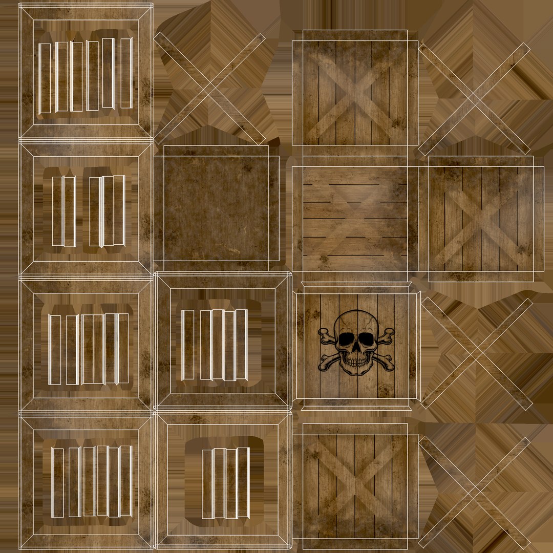 Wooden Crate - TurboSquid 2268699