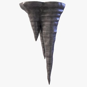 3D Cave Stalagmites 23 PBR model