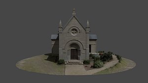 French chapel photogrammetry 3D model