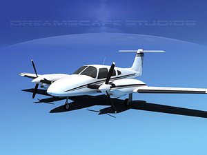 piper seminole pa-44-180t turbo 3ds