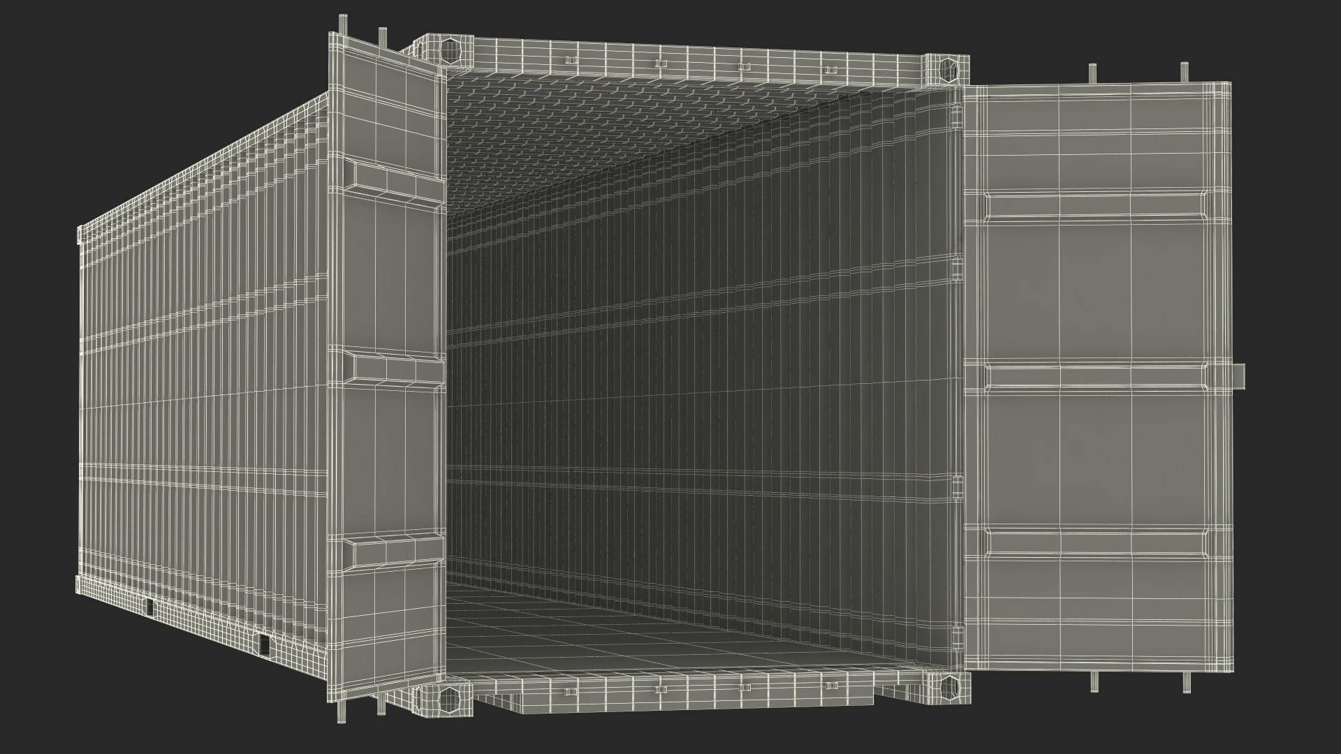 3D 40 Foot Shipping Container model https://p.turbosquid.com/ts-thumb/wL/aRPVfe/C8/40footshippingcontainerc4dmodel033/jpg/1698215743/1920x1080/fit_q87/444bbf8659228ac995cad1e0c7f8fbd26f864ca1/40footshippingcontainerc4dmodel033.jpg