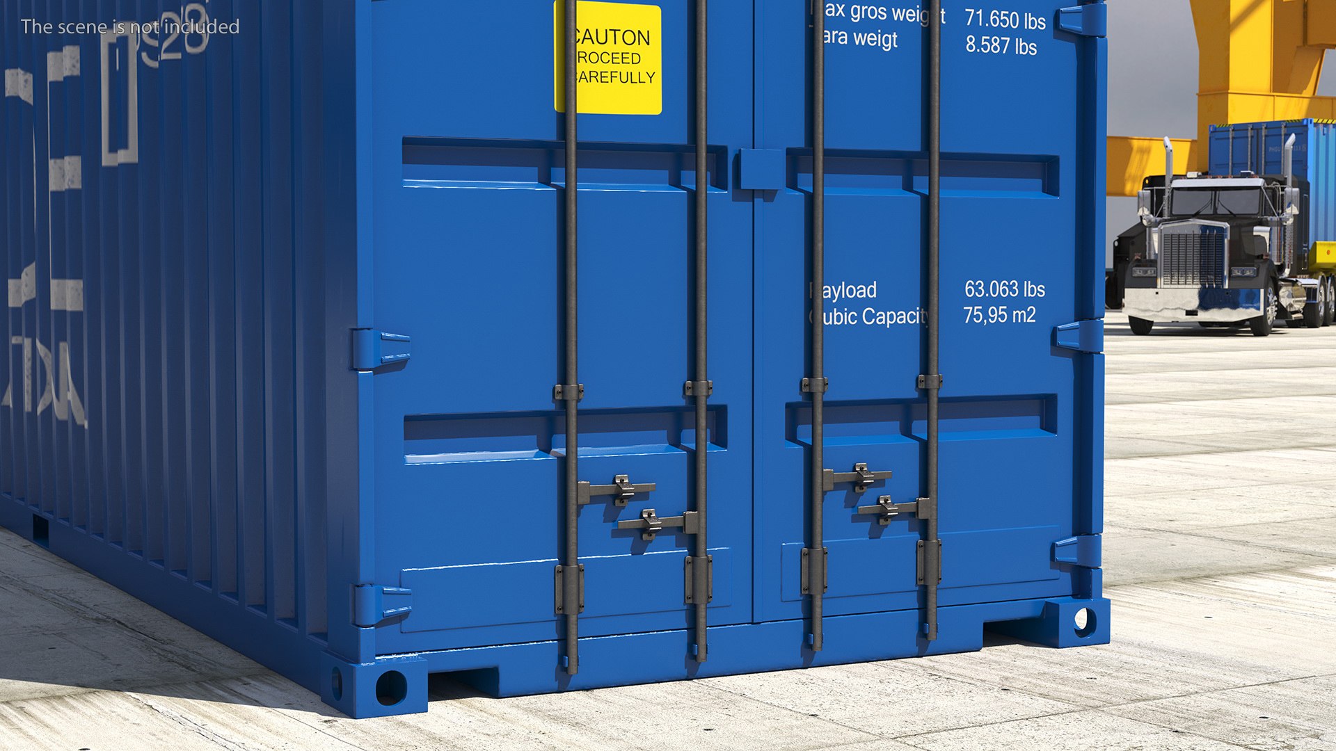 3D 40 Foot Shipping Container model https://p.turbosquid.com/ts-thumb/wL/aRPVfe/UL/40footshippingcontainerc4dmodel005/jpg/1698215612/1920x1080/fit_q87/90437fa5f04baeb02cb07e1e82e21a92d0b99f80/40footshippingcontainerc4dmodel005.jpg
