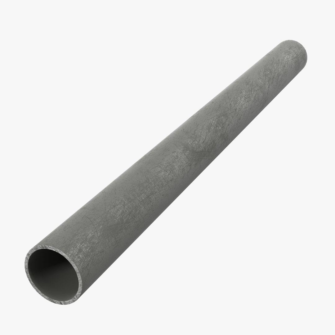 Iron Pipe 3 3D Model 3D model preview