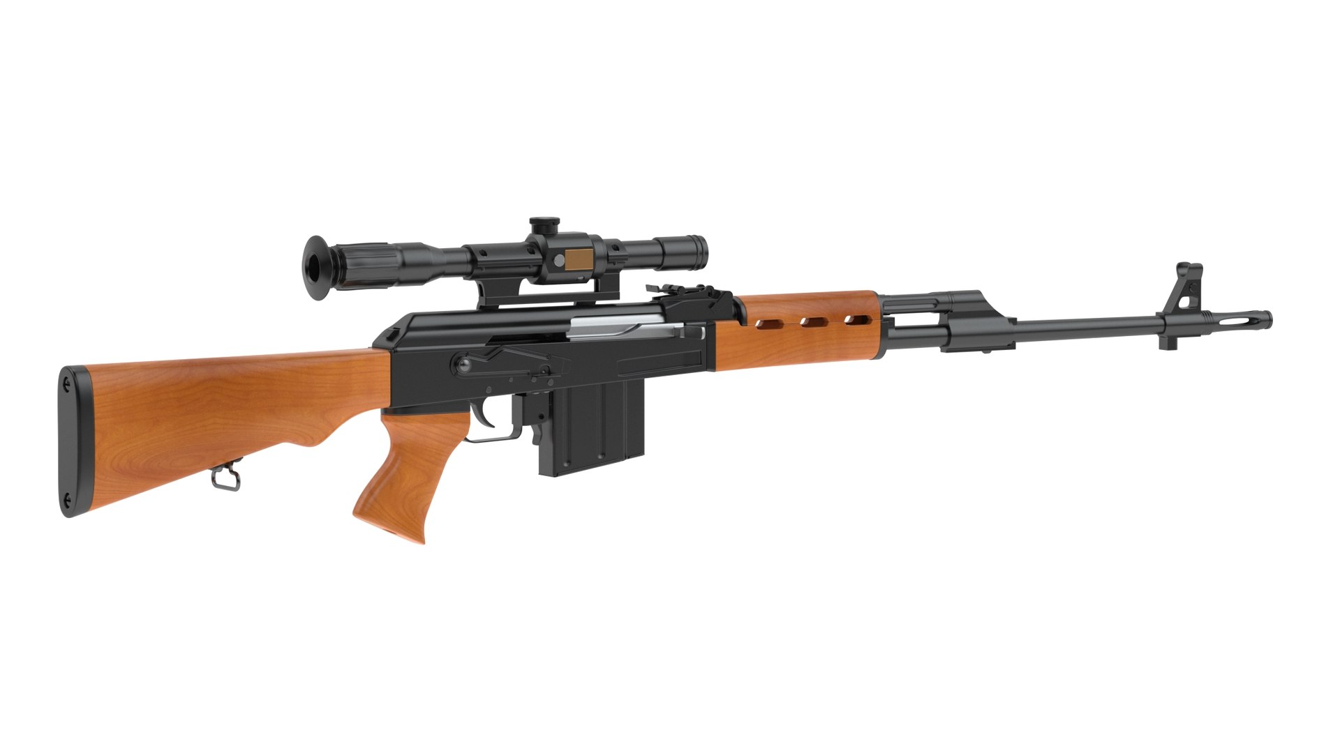 Zastava M76 Model - TurboSquid 1742586