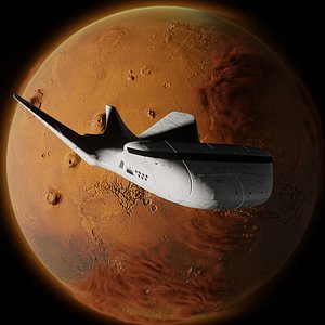 spaceship pbr 3D model