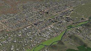 3D Ulaanbaatar Mongolia - city and urban model