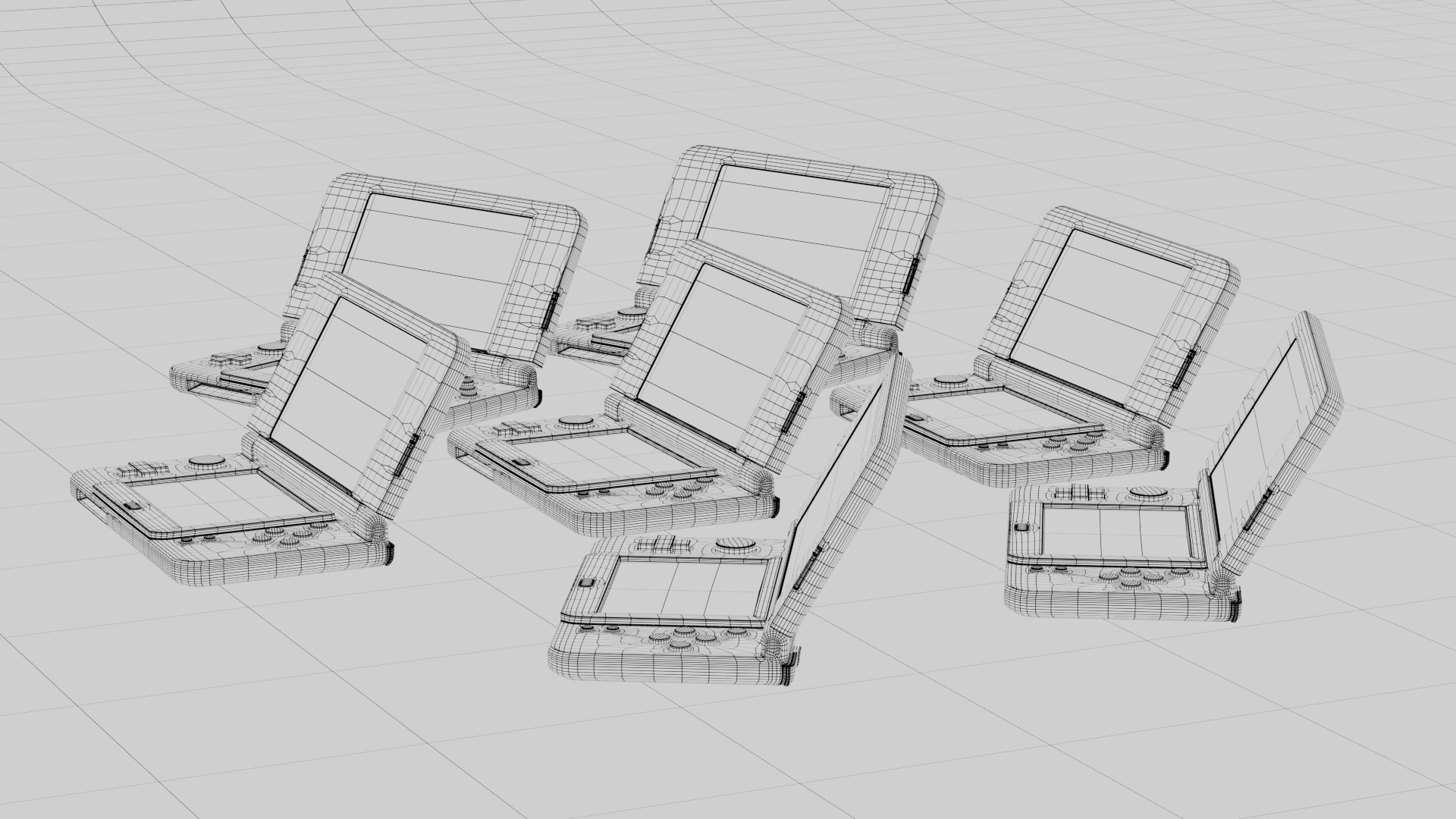 Nintendo 3Ds Colors 3D Model - TurboSquid 2314370
