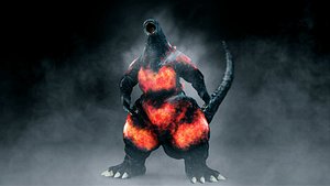 3D model BurningGodzilla
