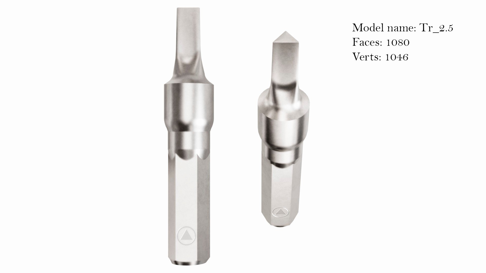 Collection of 21 bits 3D model https://p.turbosquid.com/ts-thumb/wL/nEVdlo/6v/tr_2.5/jpg/1742893079/1920x1080/fit_q87/73b566a8289cd592d22e8a18ef07fe31523df920/tr_2.5.jpg