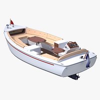Electric Recreational Boat Rigged