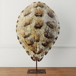 Faux Turtle Shell Sculpture