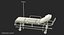 3D ambulance stretcher trolley