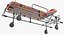 3D ambulance stretcher trolley