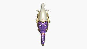 3D Osiris Mask A08 - Egyptian Gods Character Clothing
