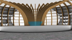 library outdoor 3D model