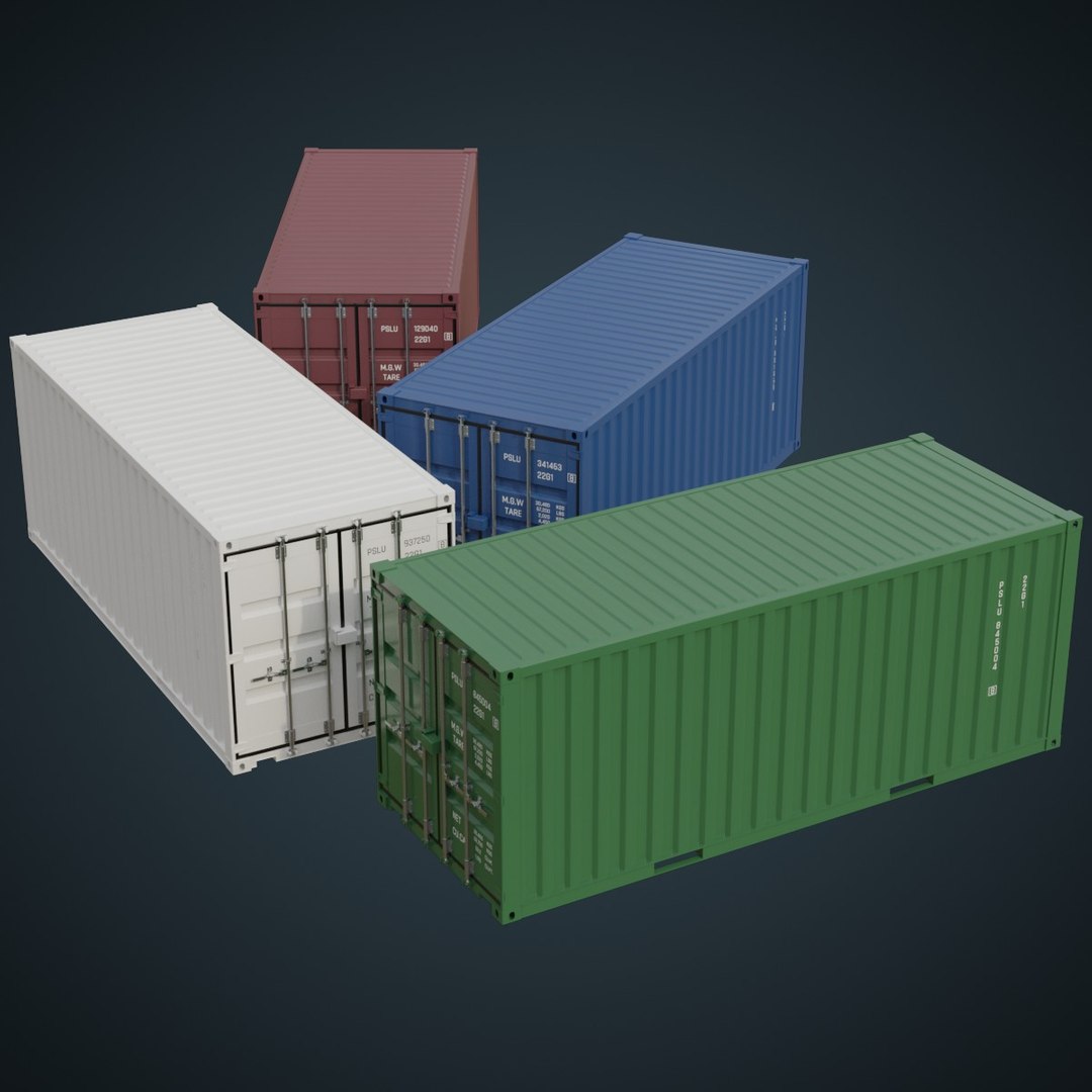 3D Cargo Container 4A - TurboSquid 1736514