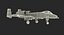 Attack Aircraft A-10 Thunderbolt II Rigged
