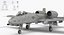 Attack Aircraft A-10 Thunderbolt II Rigged