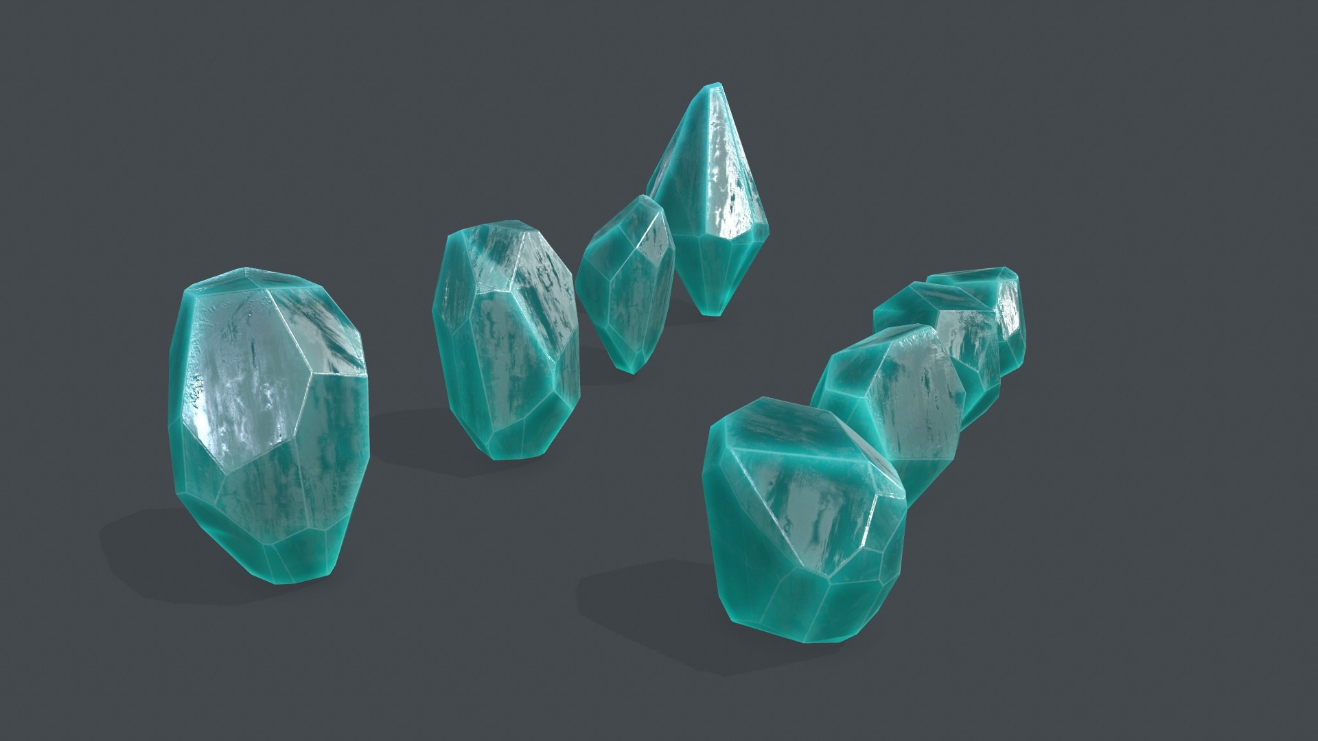Crystal set model - TurboSquid 2077016