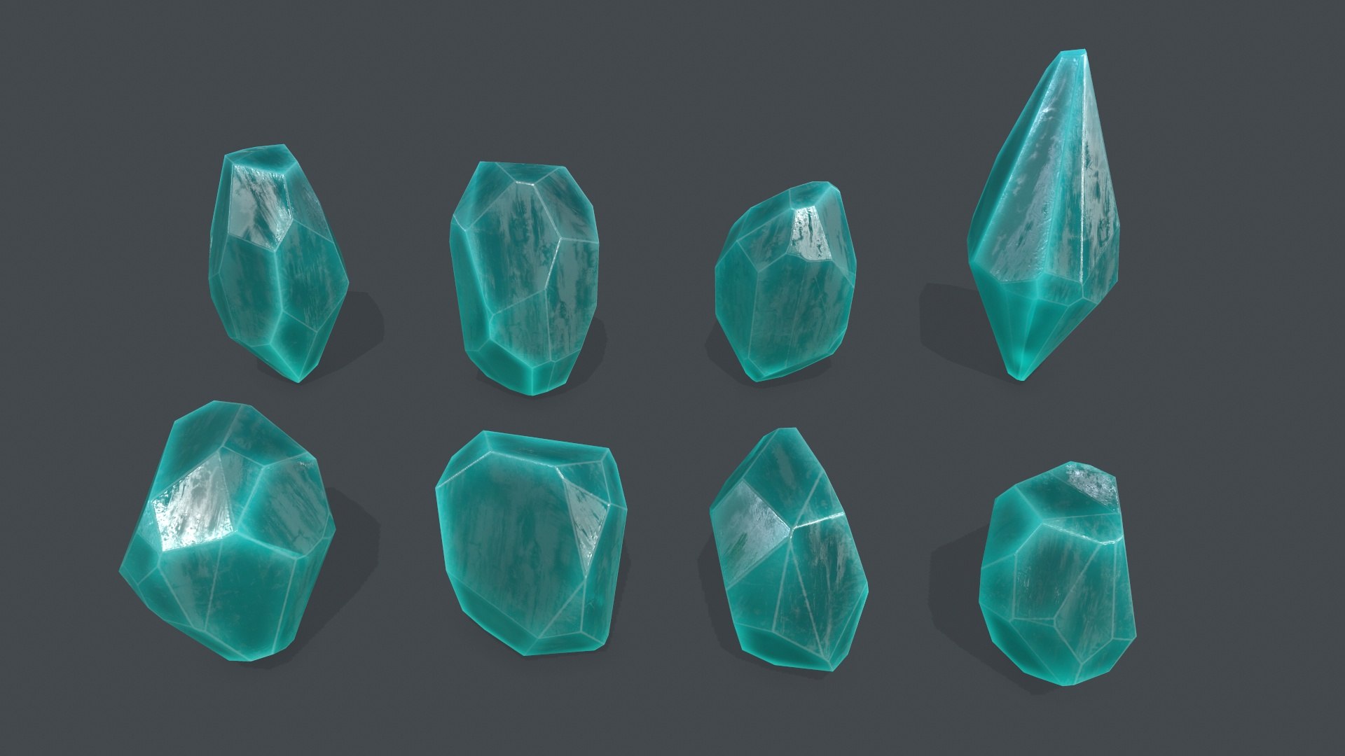 Crystal set model - TurboSquid 2077016