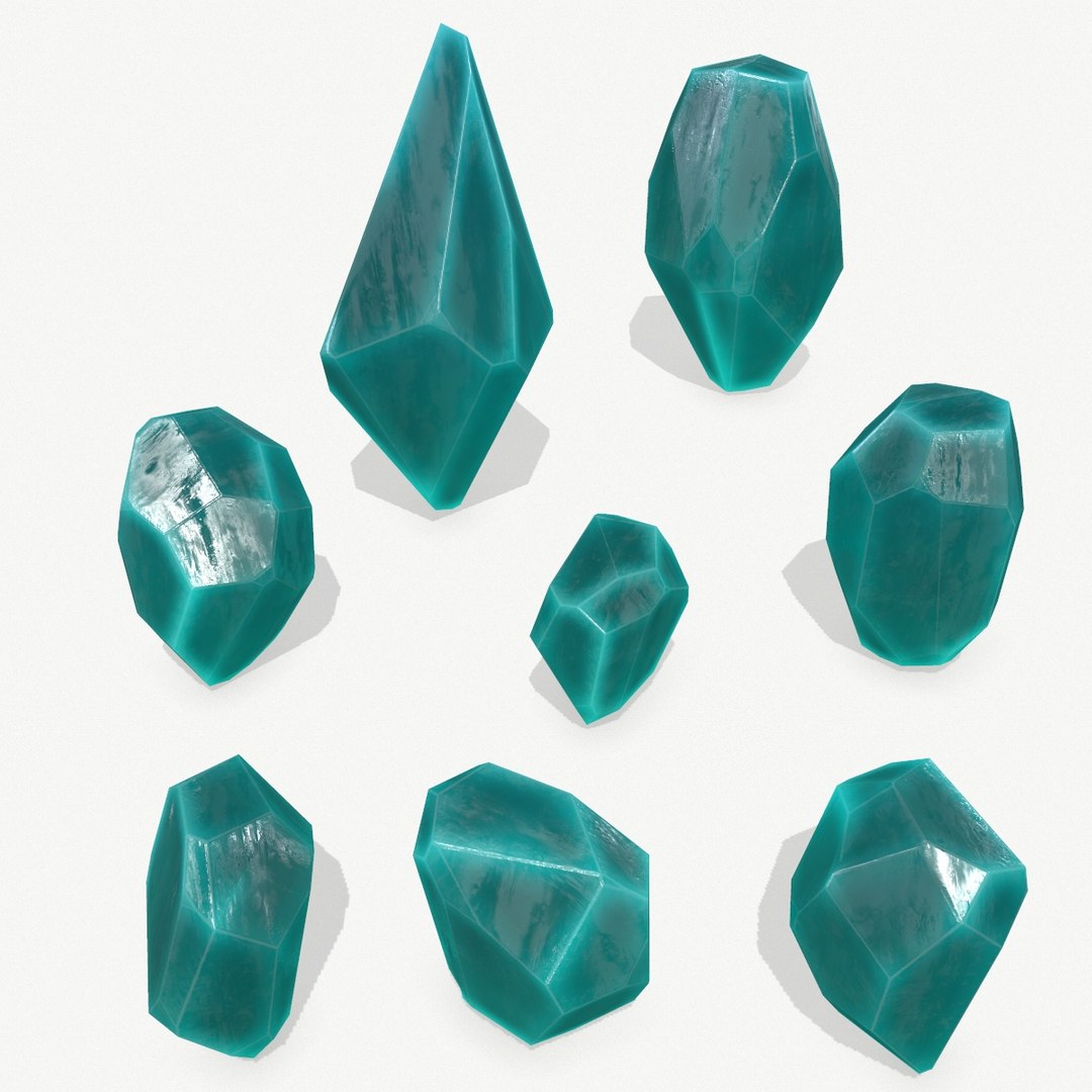 Crystal Set Model - TurboSquid 2077016