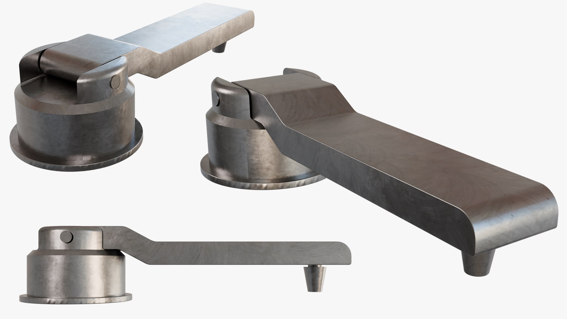 3D Industrial Mechanical Lever Rocker Arm Model - TurboSquid 2557870