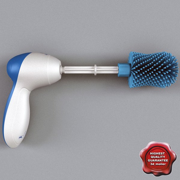 electro brush massager 3d model
