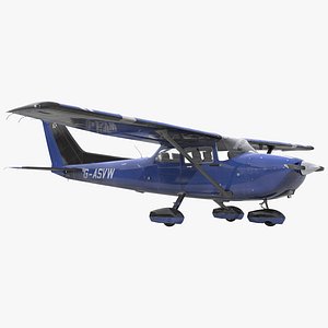 Cessna 172 Blue