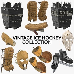 vintage ice hockey model