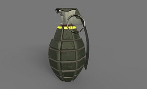 mk2 grenade 3D model