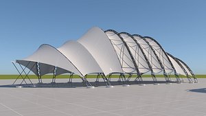 3d historical tent model