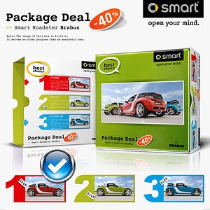 smart roadster coupe sedan c4d