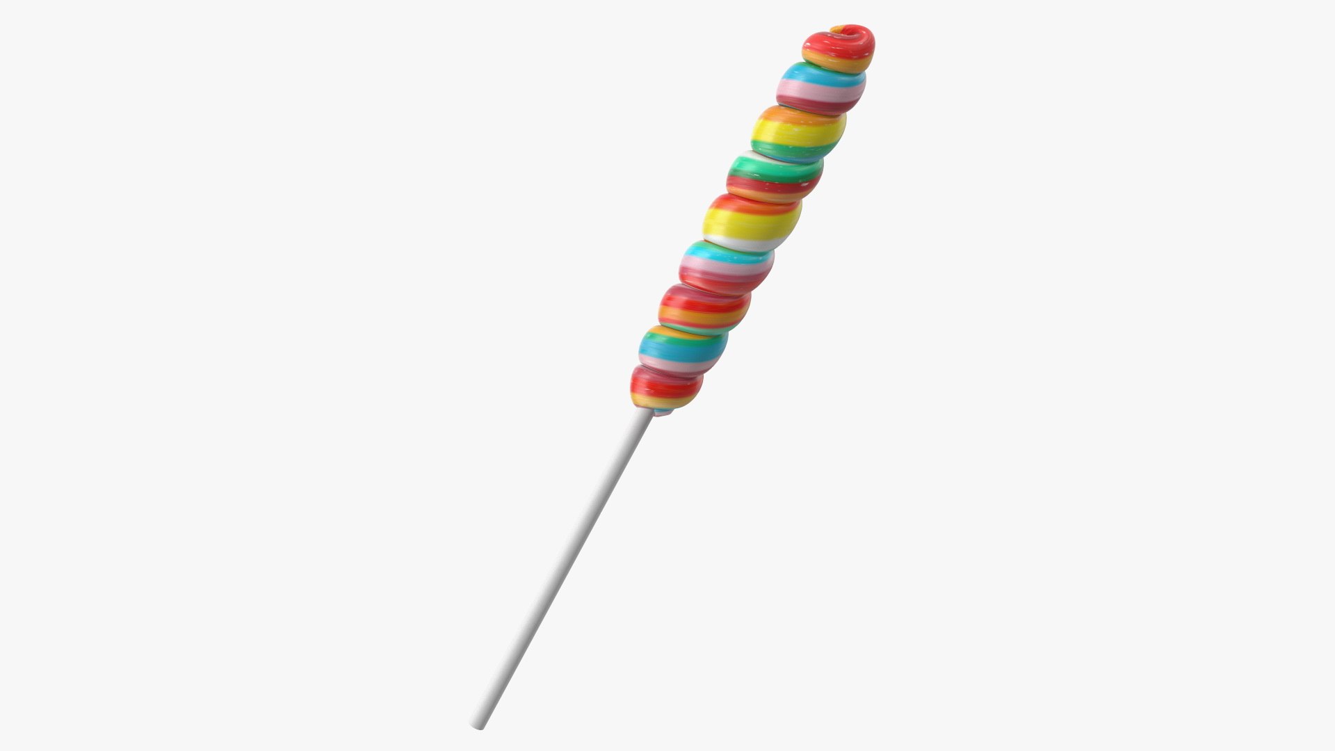 Twisty Hard Lollipop Candy Model - TurboSquid 1815151